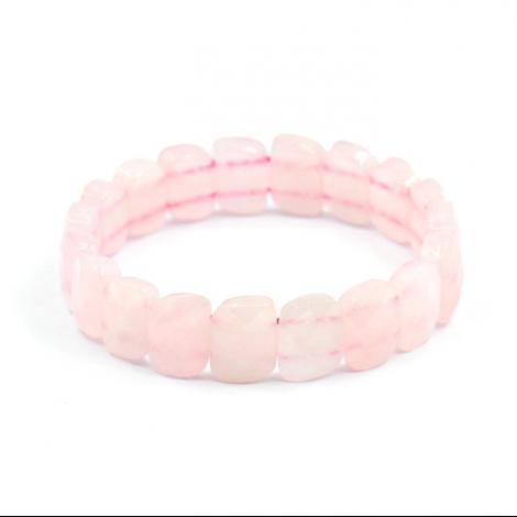 Браслет, вставка: кварц розовый, арт.:042121196o, SilverWings, рис. 1