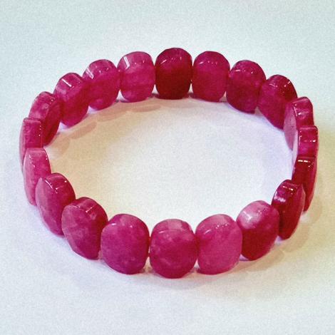 Браслет, вставка: турмалин розовый, арт.:042121196o, SilverWings, рис. 1