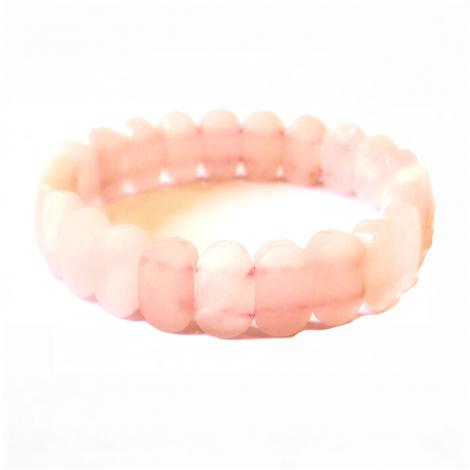 Браслет, вставка: кварц розовый, арт.:042121197o, SilverWings, рис. 1