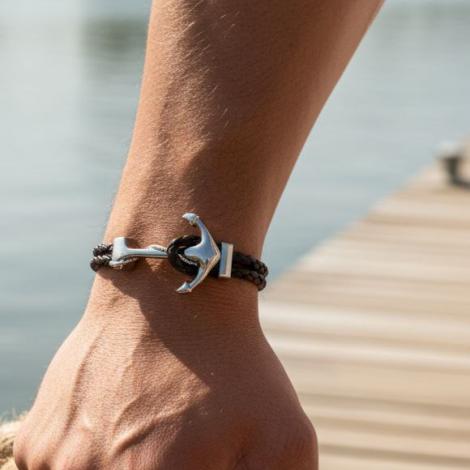 Браслет, вставка: экокожа, арт.:042251531p, SilverWings, рис. 2