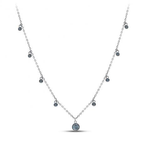 Колье, вставка: куб.цирконий, арт.:051273616a, SilverWings, рис. 1