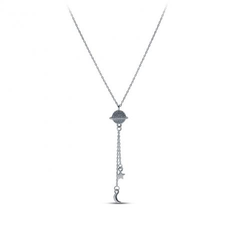 Колье, вставка: куб.цирконий, арт.:052022568a, SilverWings, рис. 1