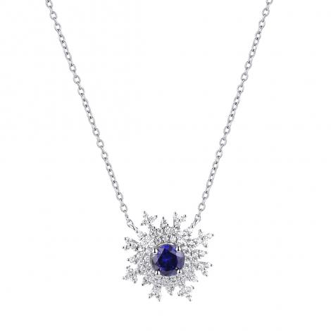 Колье, вставка: куб.цирконий, арт.:0520913027c, SilverWings, рис. 1