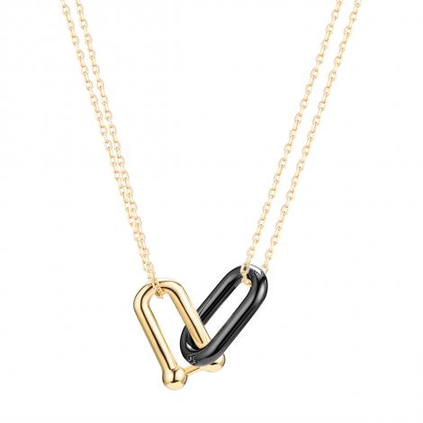 Колье, вставка: керамика, арт.:0520913395gp-b, SilverWings, рис. 1