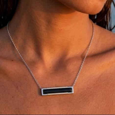 Колье, вставка: керамика, куб.цирконий, арт.:0520913582ab, SilverWings, рис. 2