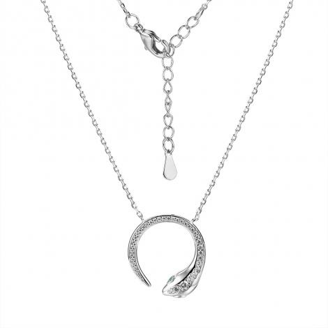 Колье, вставка: куб.цирконий, нанокристалл, арт.:0520914652a-e, SilverWings, рис. 1