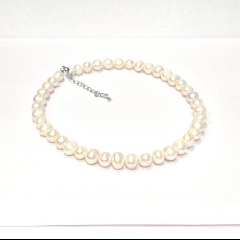 Бусы, вставка: жемчуг (морской культ.), арт.:052121192a, SilverWings, рис. 1