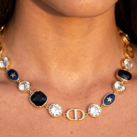 Колье, вставка: кристалл "swarovski", эмаль, куб.цирконий, арт.:052211416gp-mix, SilverWings, рис. 2