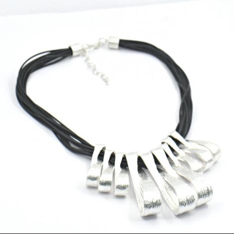 Колье, вставка: вощеный шнур, арт.:052351146, SilverWings, рис. 1