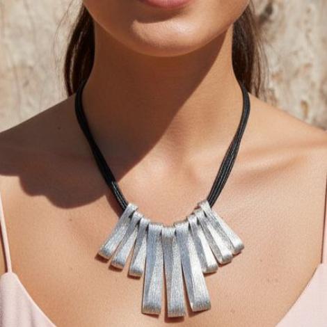 Колье, вставка: вощеный шнур, арт.:052351146, SilverWings, рис. 3