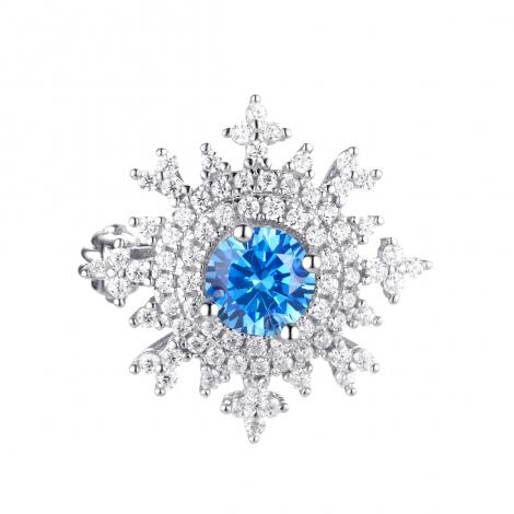 Брошь, вставка: куб.цирконий, арт.:0820913027n, SilverWings, рис. 1