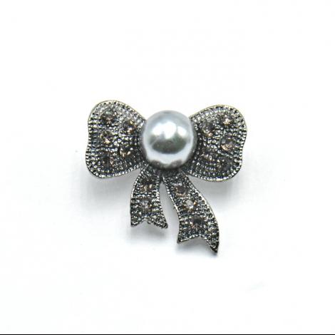 Брошь, вставка: майорика "swarovski", арт.:082291181b, SilverWings, рис. 1