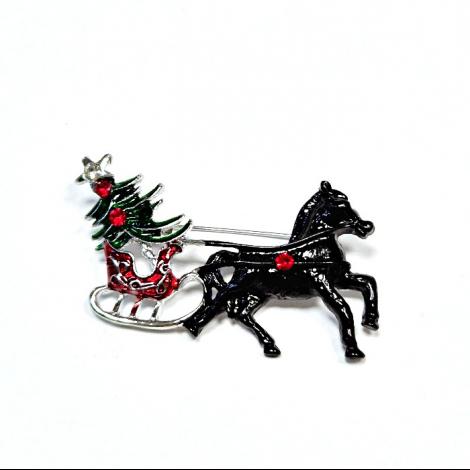 Брошь, вставка: кристалл "swarovski", арт.:082411124b, SilverWings, рис. 1