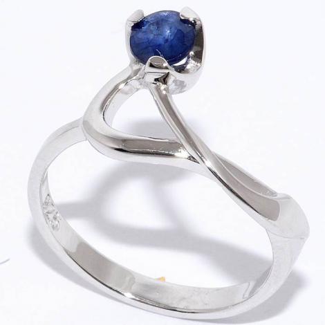 Серебряное кольцо, вставка: корунд (сапф.), арт.:210590-r-06-88, SilverWings, рис. 1