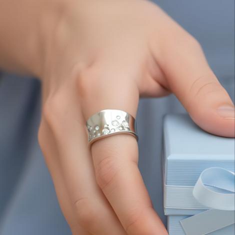 Кольцо, вставка: куб.цирконий, арт.:2112732272a, SilverWings, рис. 3