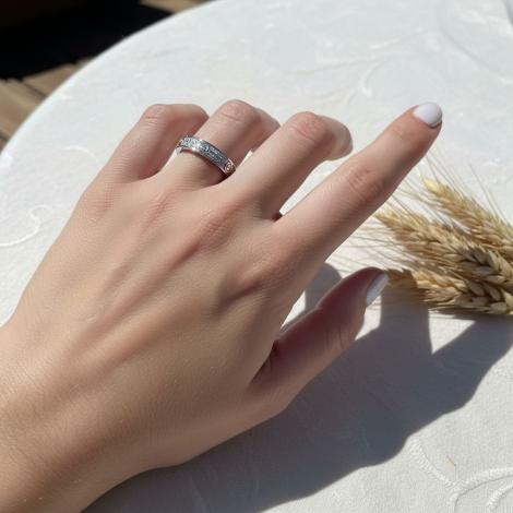 Кольцо, вставка: куб.цирконий, арт.:211942142a, SilverWings, рис. 2