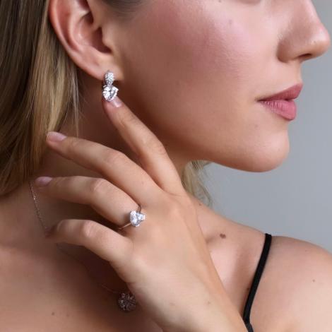 Серьги, вставка: куб.цирконий, арт.:2212732724o, SilverWings, рис. 2