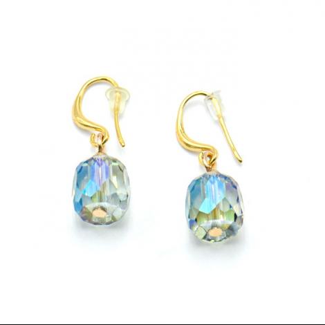 Серьги, вставка: кристалл "swarovski", арт.:222401113gp-myst, SilverWings, рис. 1
