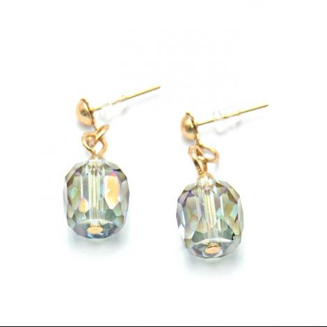 Серьги, вставка: кристалл "swarovski", арт.:222401114gp-myst, SilverWings, рис. 1