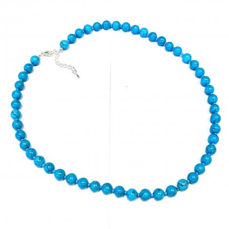 Бусы, вставка: бирюза пр., бисер, арт.:251361285, SilverWings, рис. 1