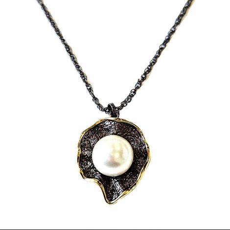 Колье, вставка: майорика, арт.:25238923068brp-a, SilverWings, рис. 1