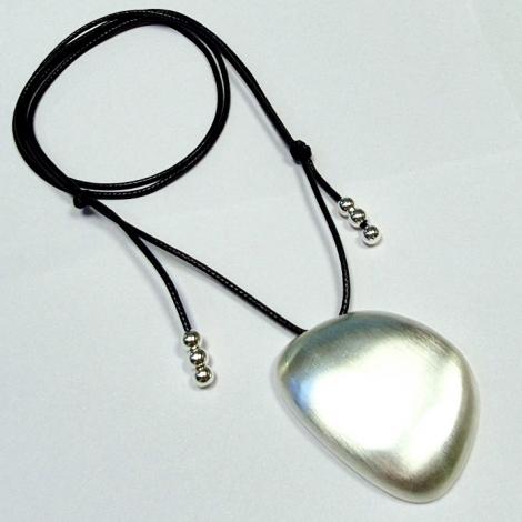 Колье, вставка: вощеный шнур, арт.:25238926057a-m, SilverWings, рис. 1