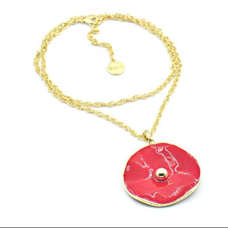 Колье, вставка: керамика, нанокристалл, арт.:25238926620gp-d, SilverWings, рис. 1