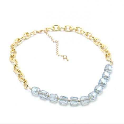 Колье, вставка: кристалл "swarovski", арт.:252401112gp-n, SilverWings, рис. 1